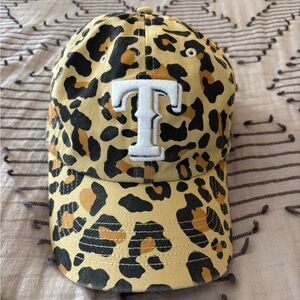 '47 Women's Leopard Print Cap with White T Logo
